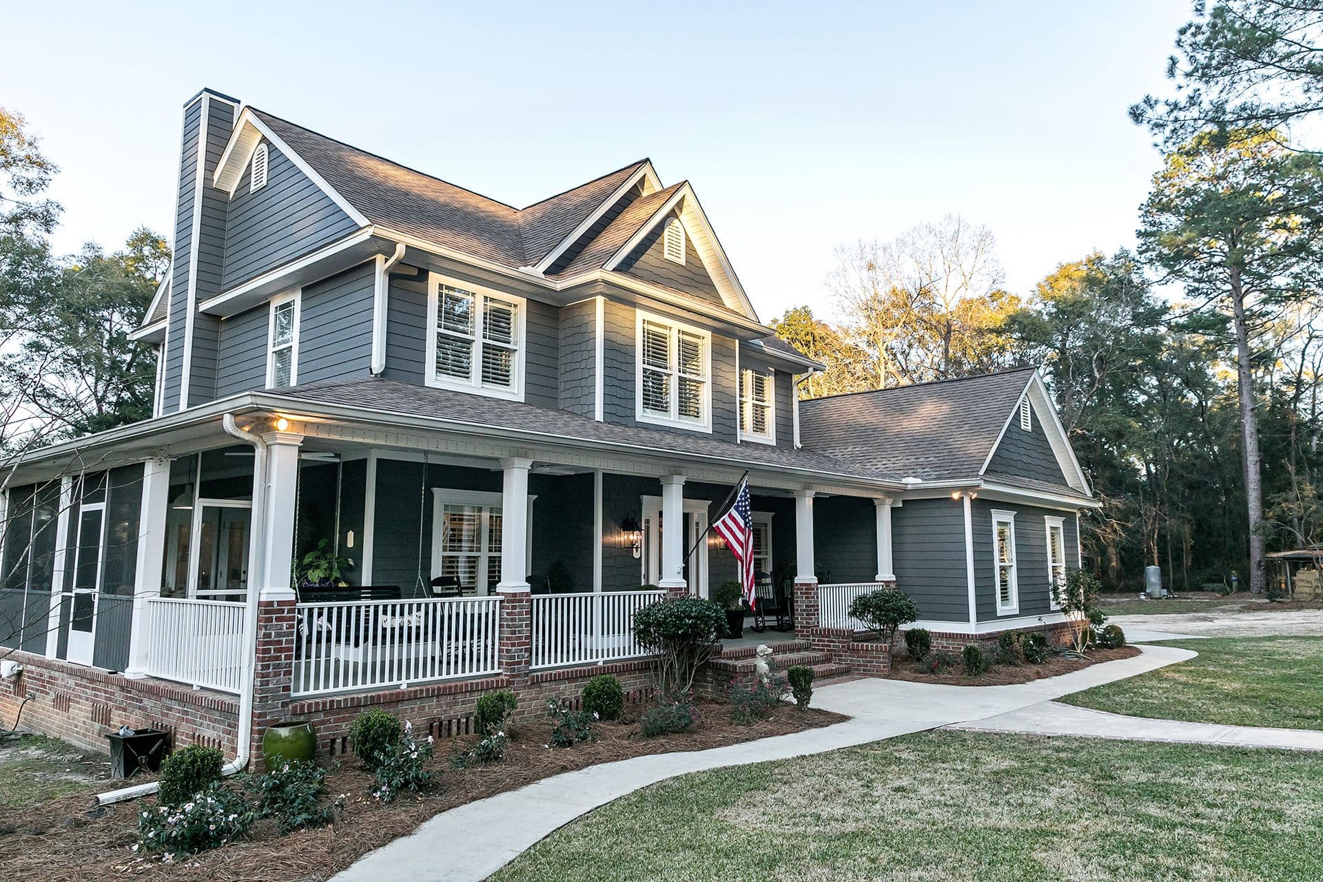Exterior Home with Sidewalk
